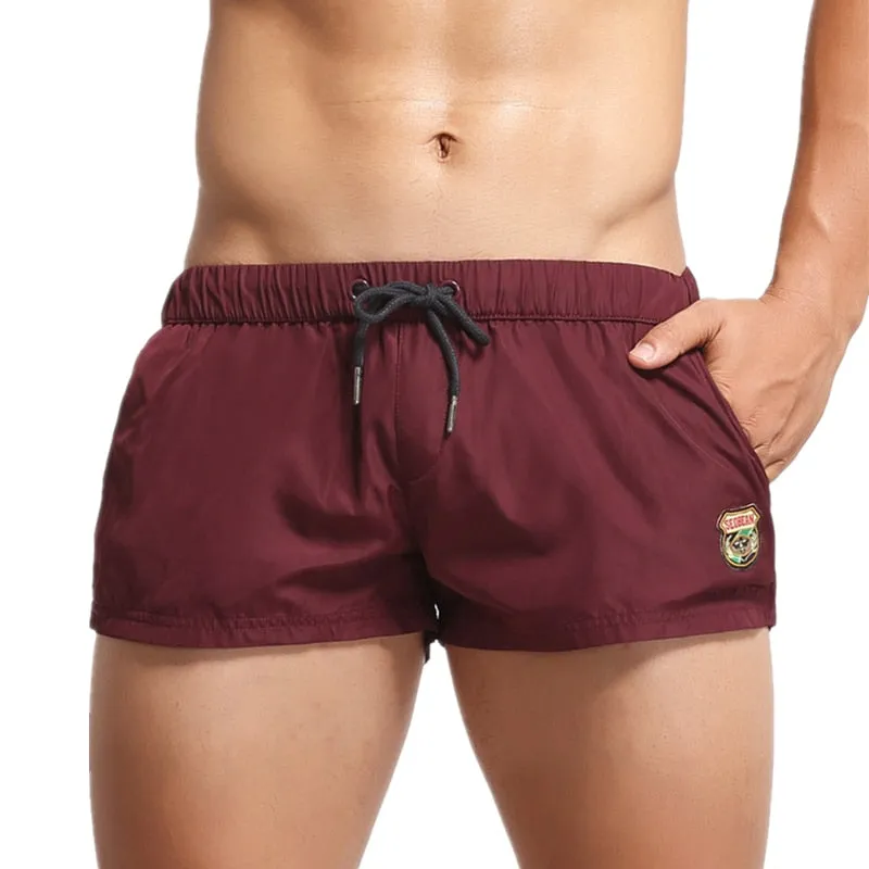 2022 Men's Summer Beach Shorts Swimwear Trunks Board Short Pants Male Gym Shorts