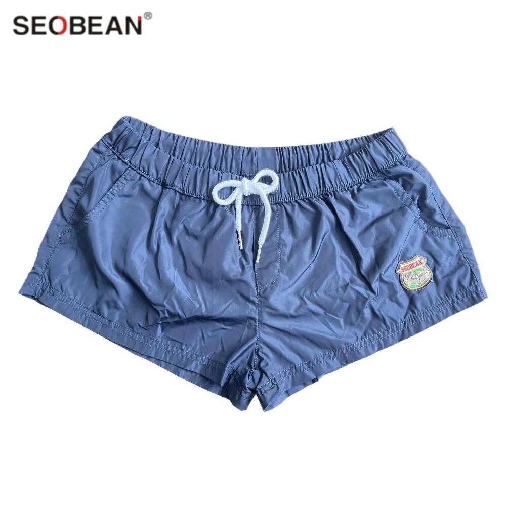 2022 Men's Summer Beach Shorts Swimwear Trunks Board Short Pants Male Gym Shorts