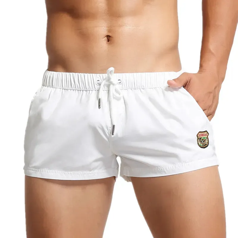 2022 Men's Summer Beach Shorts Swimwear Trunks Board Short Pants Male Gym Shorts
