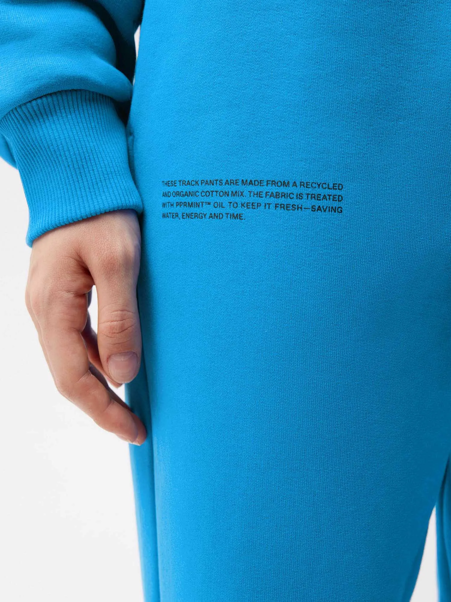 365 Heavyweight Track Pants—cerulean blue
