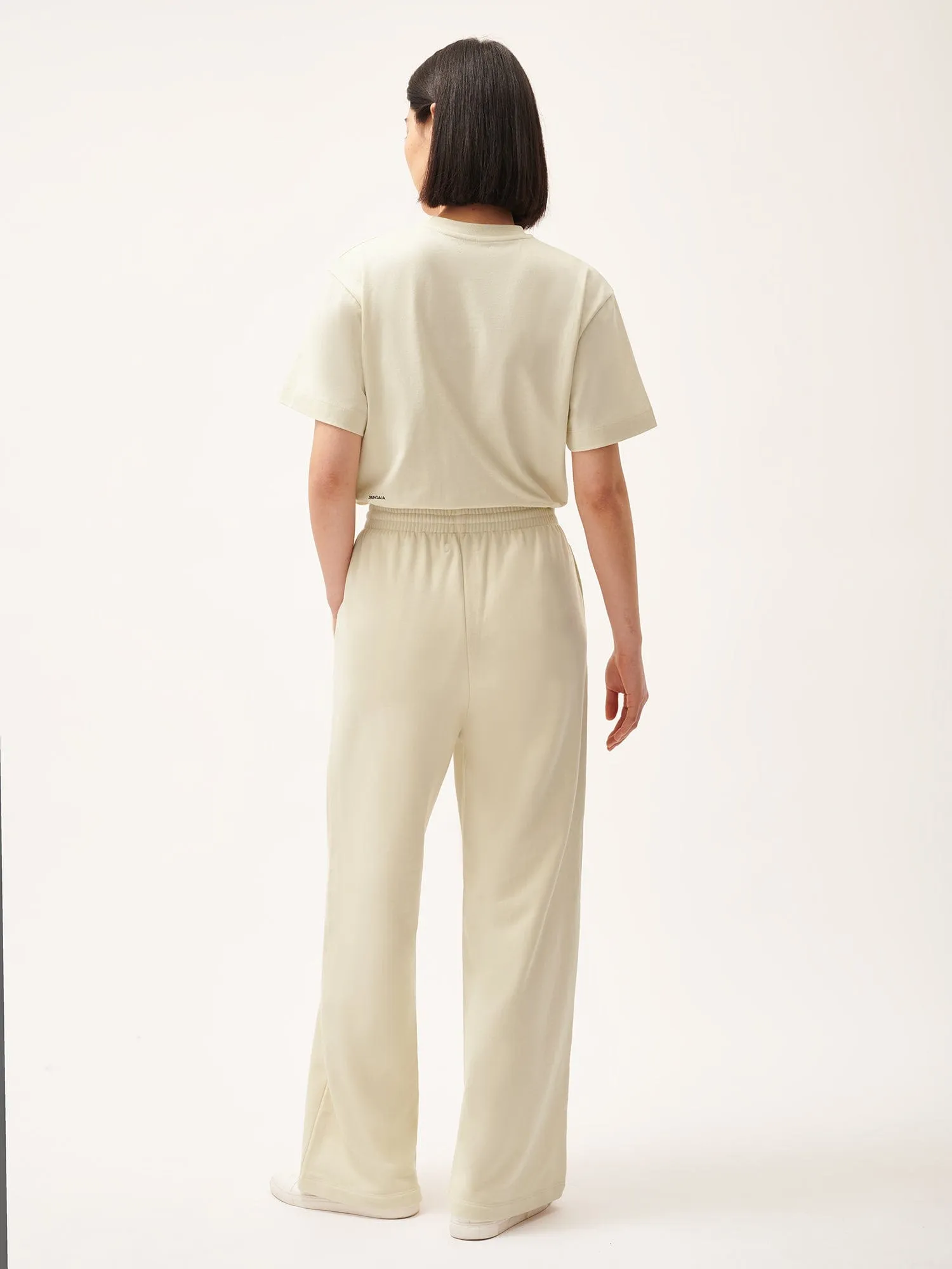 365 Midweight T-shirt and Track Pant Bundle—Travertine Beige