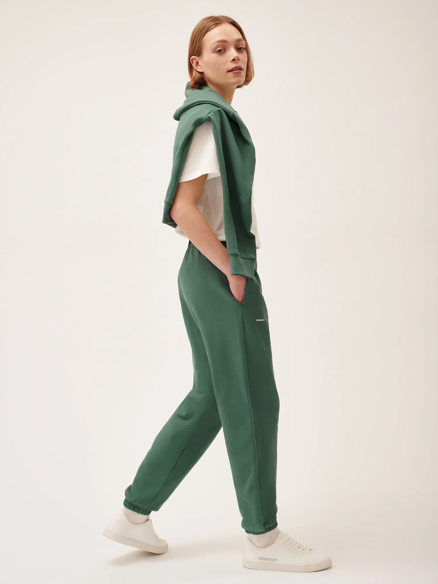365 Midweight Track Pants—forest green