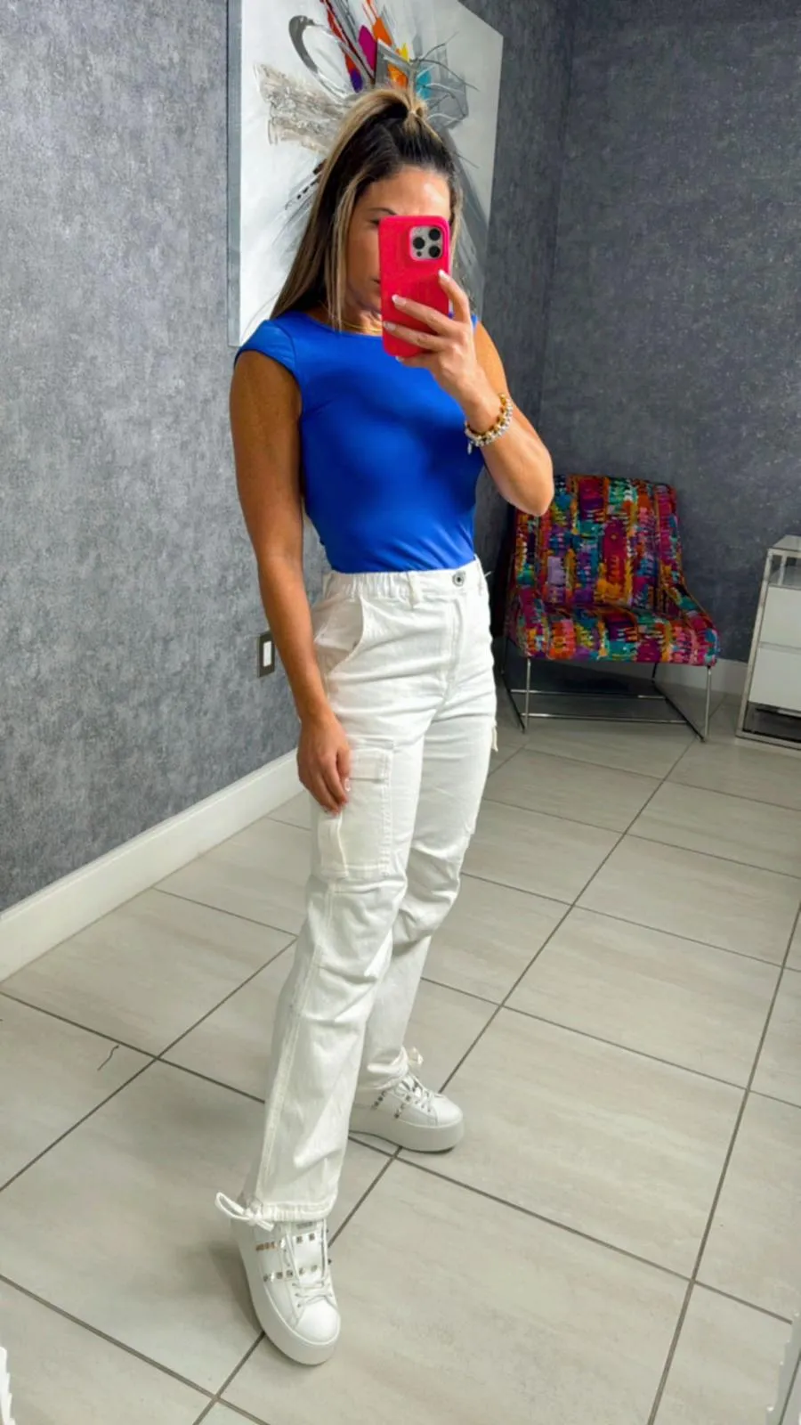 4514 Straight leg cargo pants