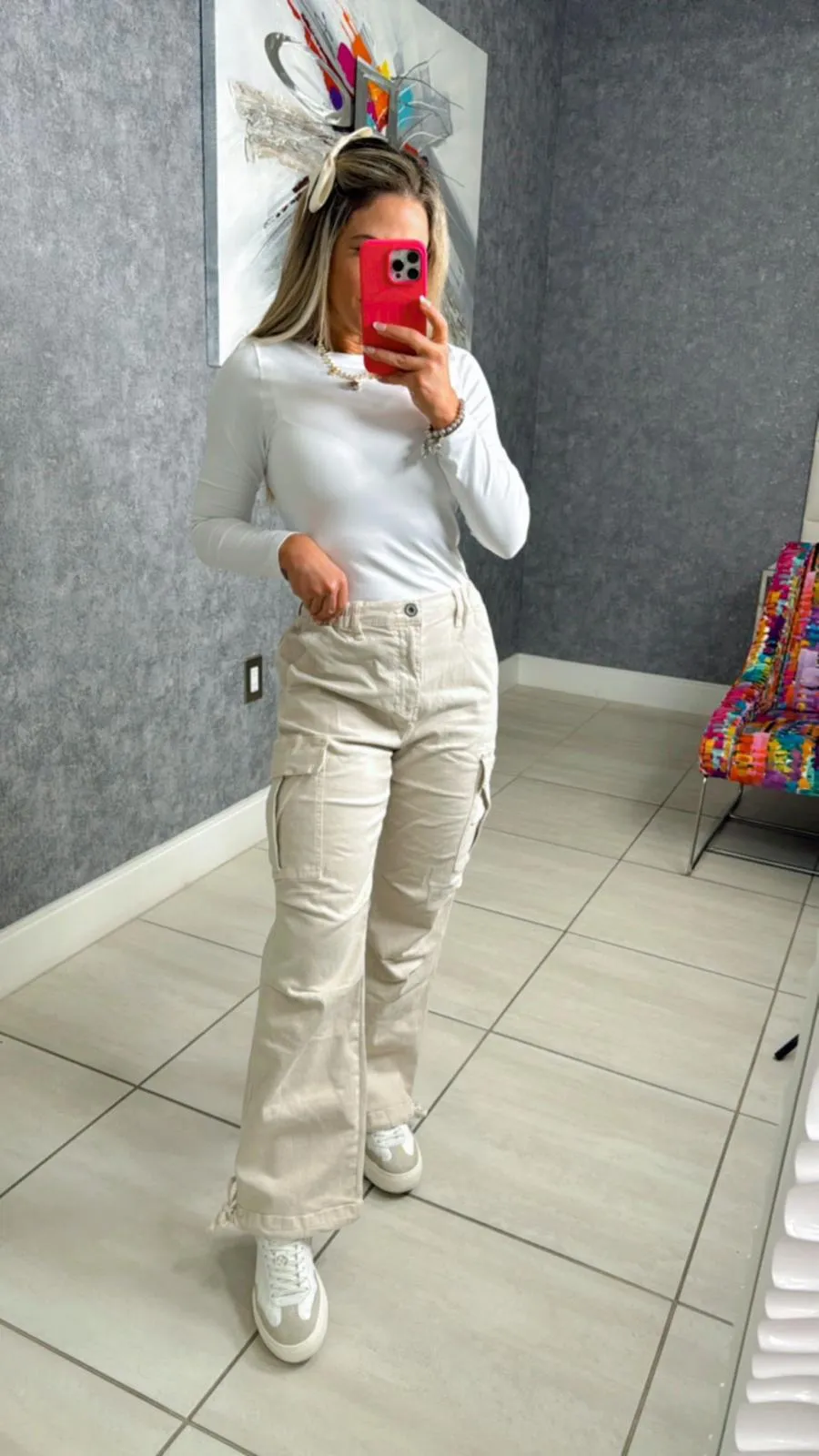 4514 Straight leg cargo pants
