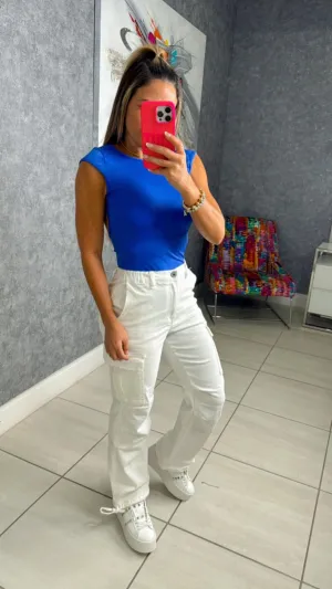 4514 Straight leg cargo pants