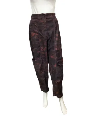 Alembika High Waisted Camo Print Pants Size: S, 1