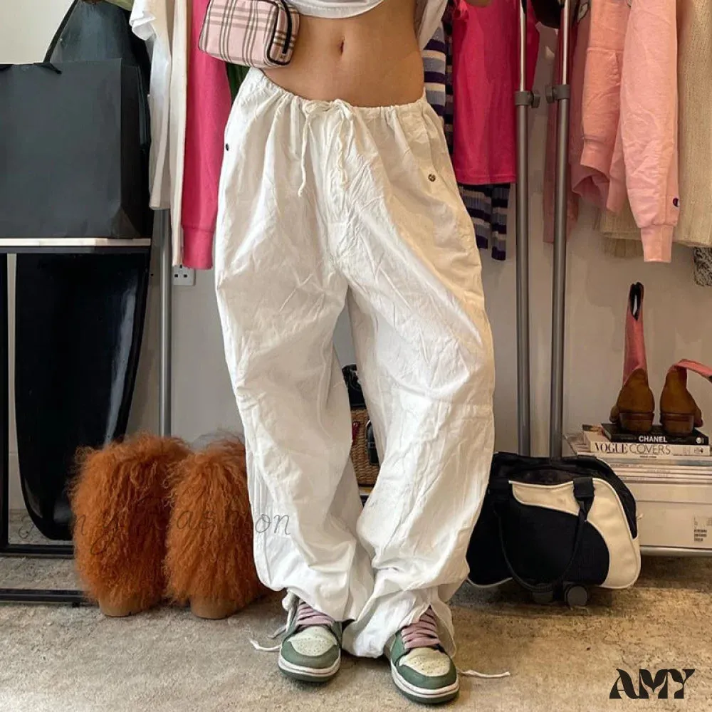 Amy Fashion - Y2K Streetwear Baggy Cargo Pants