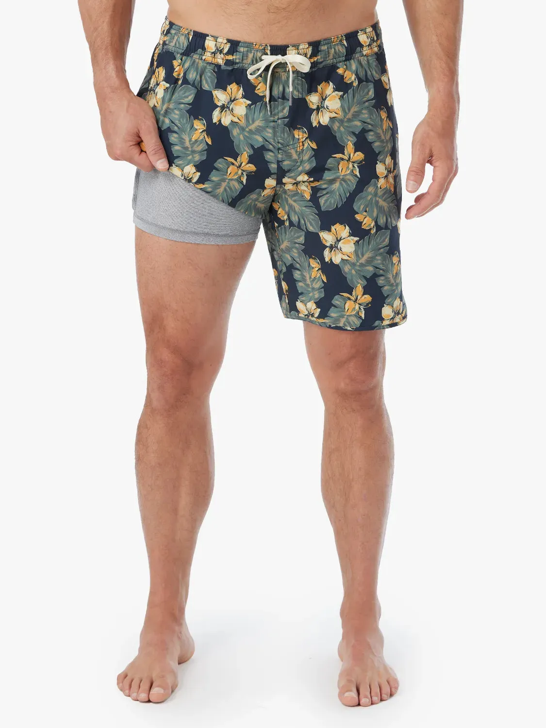 Anchor Short | Olive Tropical