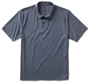 Bless Up Breathable Stretch Polo Shirt - Slate