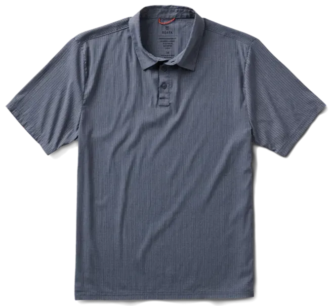 Bless Up Breathable Stretch Polo Shirt - Slate