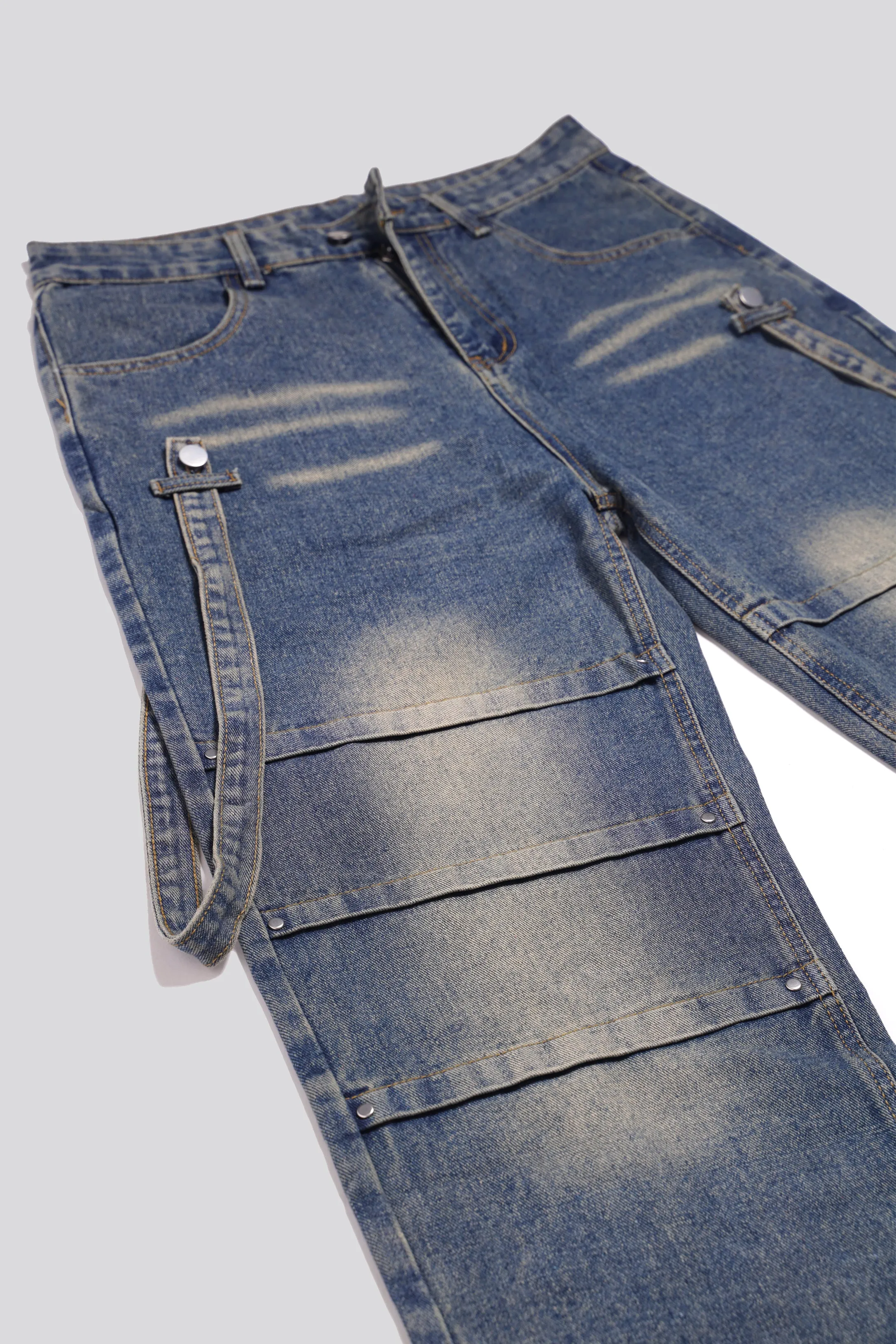 BLUE WORKWEAR MEN'S BAGGY CARGO JEAN'S