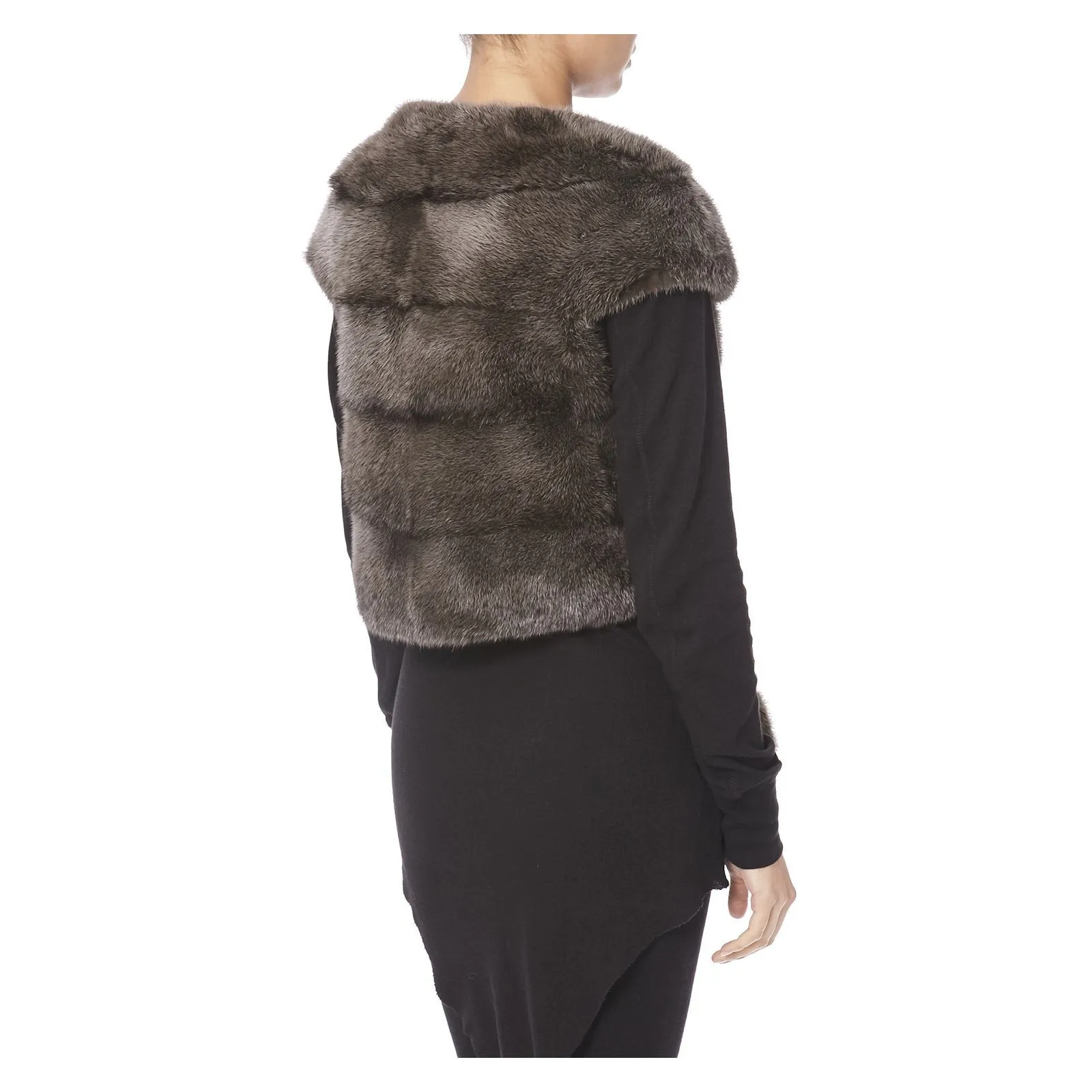 BROWN MAGNUM FUR GILET