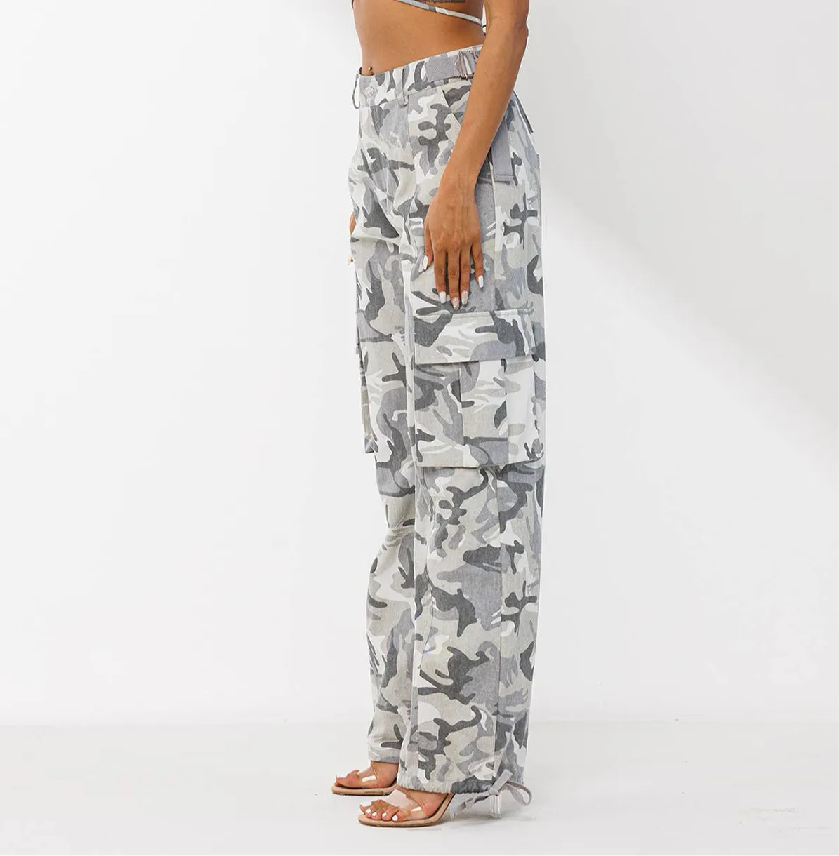 Camo Loose Fit Cargos