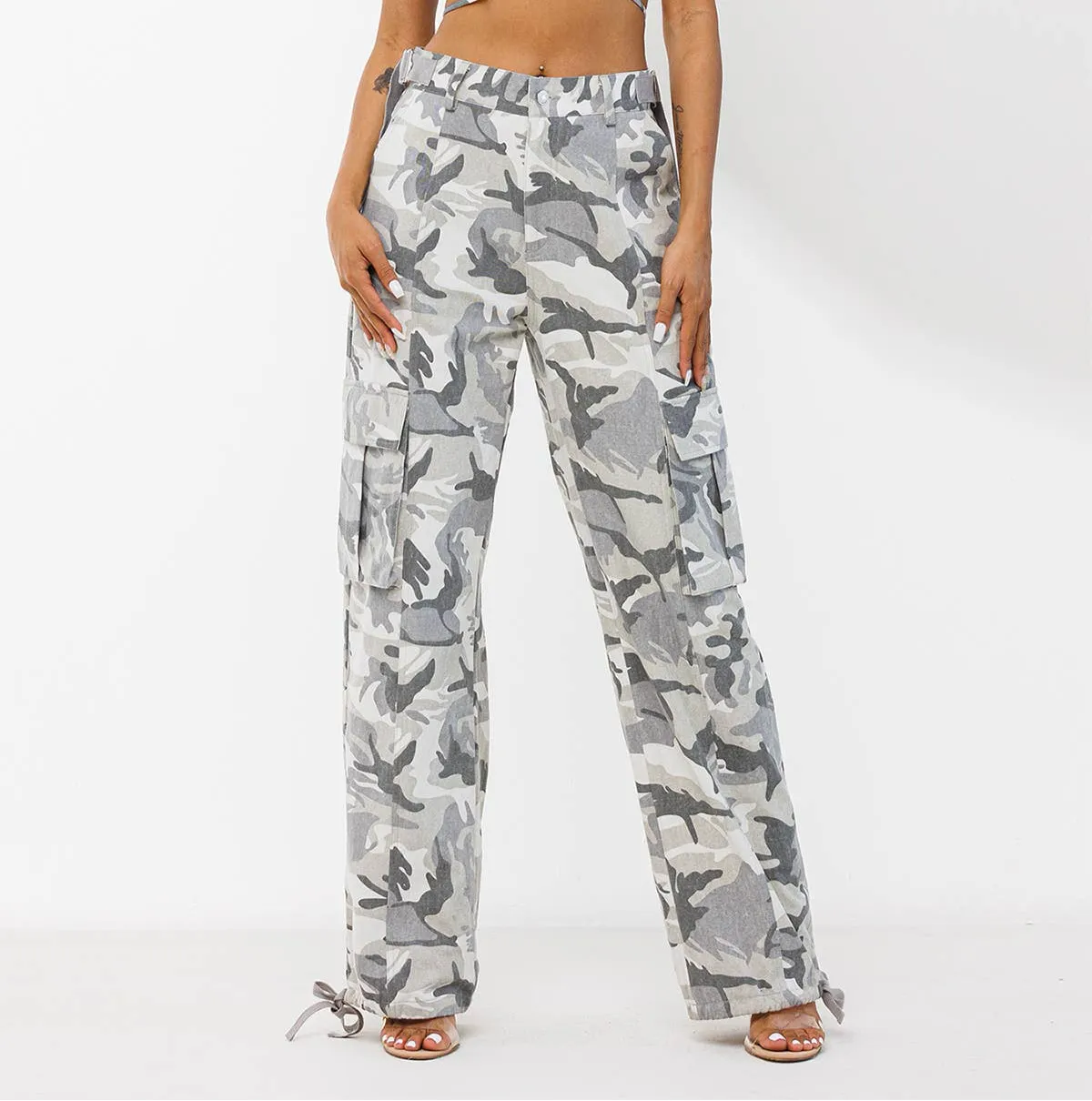 Camo Loose Fit Cargos