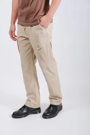Cargo Pocket Twill Pant