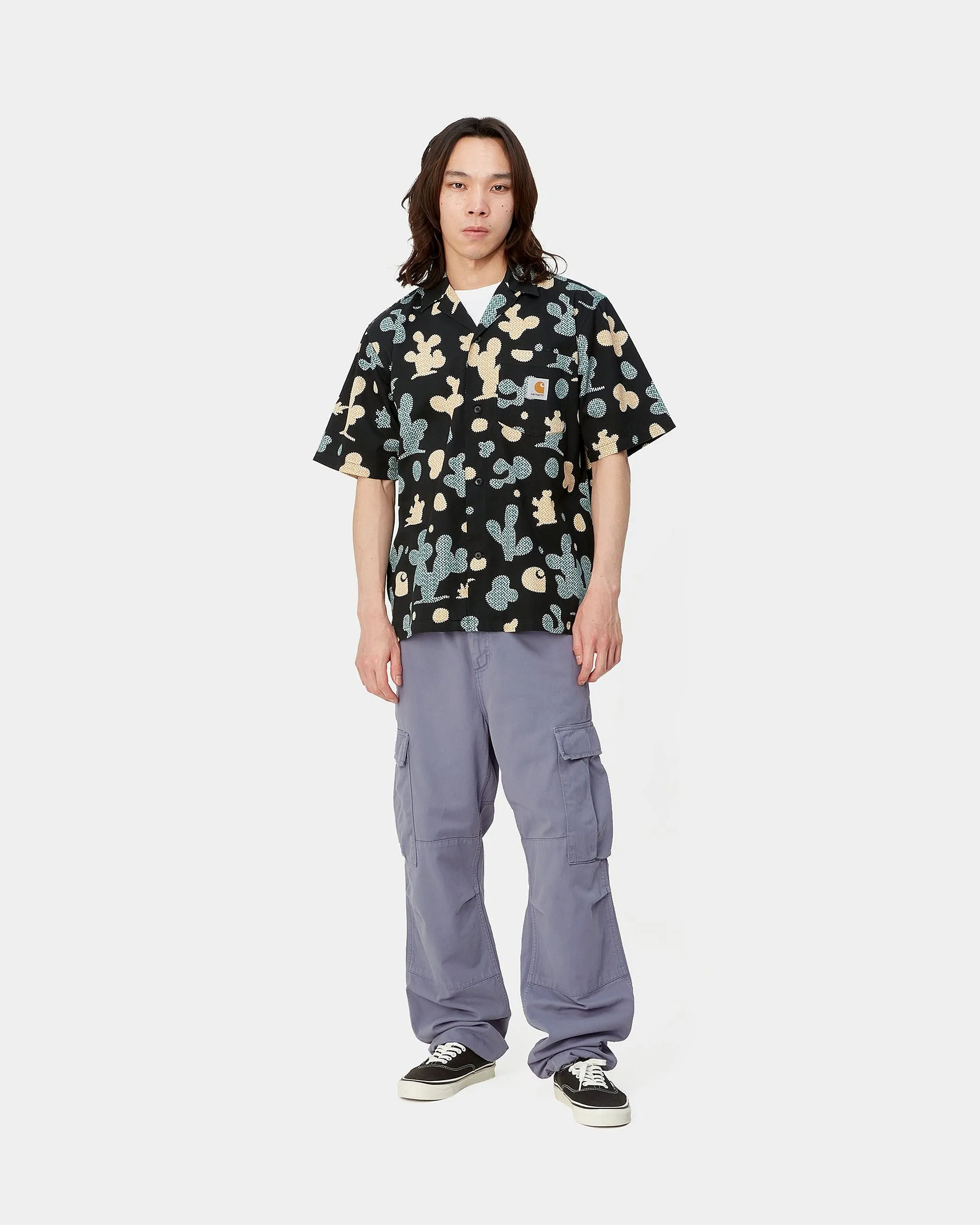 Carhartt WIP Regular Cargo Pant - Bay Blue Garment Dyed