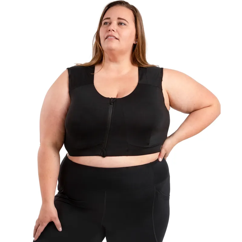 Curve Plus Zip Bra - Eco Jersey (J-M)