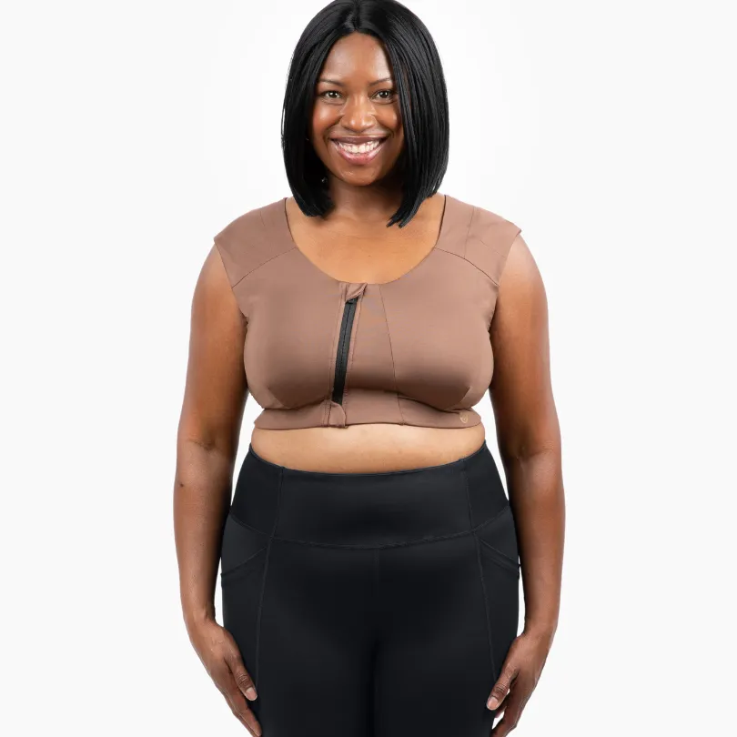 Curve Zip Bra - Eco Jersey (For DD )