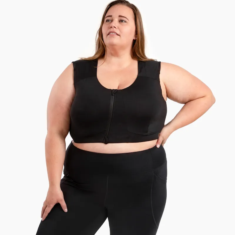 Curve Zip Bra - Eco Jersey (For DD )