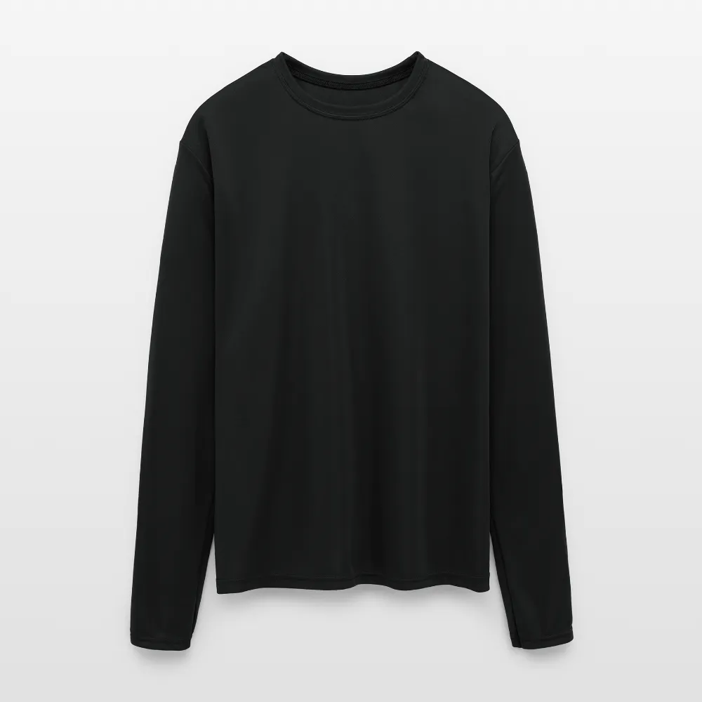 Customizable Men's Moisture Wicking Performance Long Sleeve T-Shirt ADD YOUR OWN PHOTO, IMAGES, DESIGNS, QUOTES AND MORE