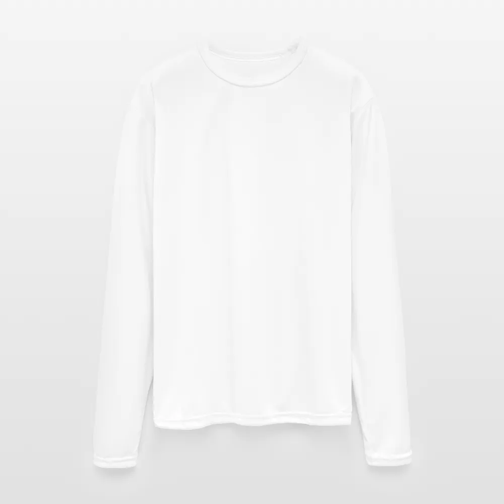 Customizable Men's Moisture Wicking Performance Long Sleeve T-Shirt ADD YOUR OWN PHOTO, IMAGES, DESIGNS, QUOTES AND MORE