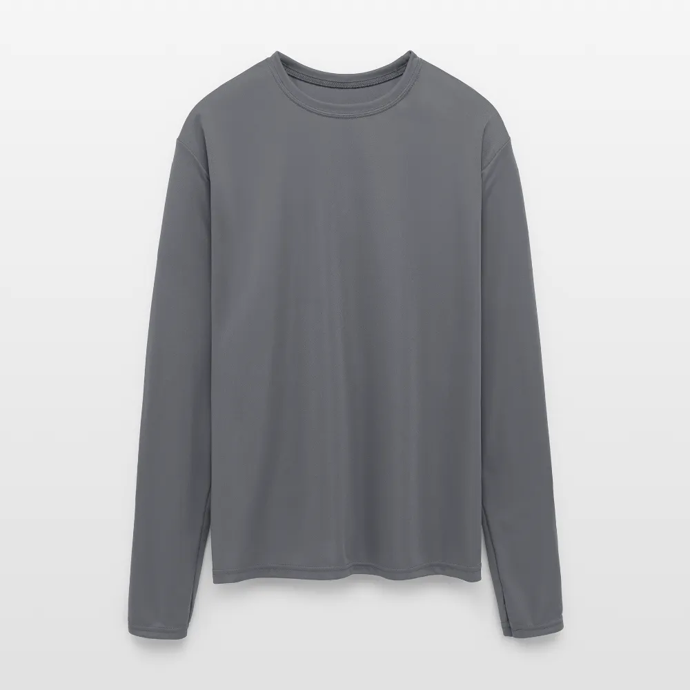 Customizable Men's Moisture Wicking Performance Long Sleeve T-Shirt ADD YOUR OWN PHOTO, IMAGES, DESIGNS, QUOTES AND MORE