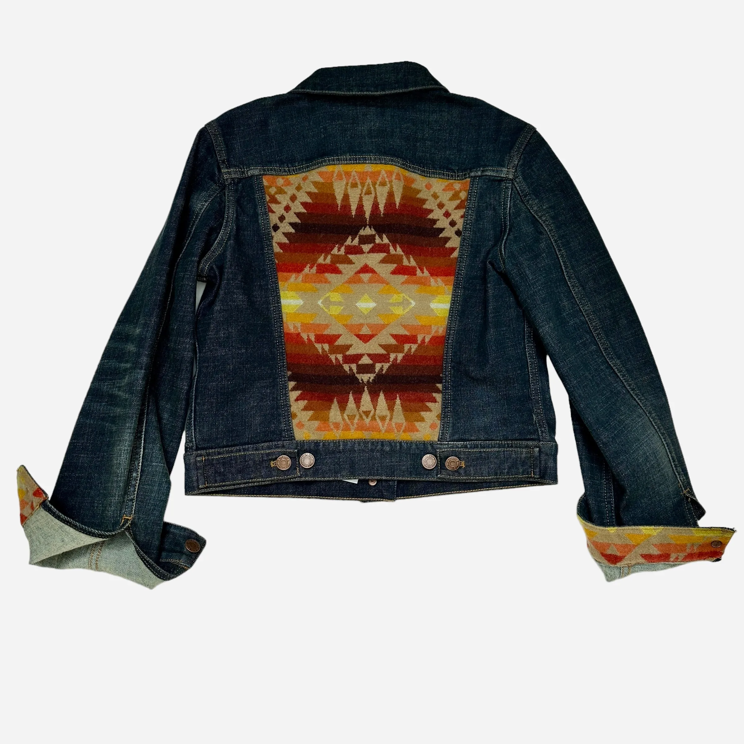 Dark Wash Denim Jacket - XS