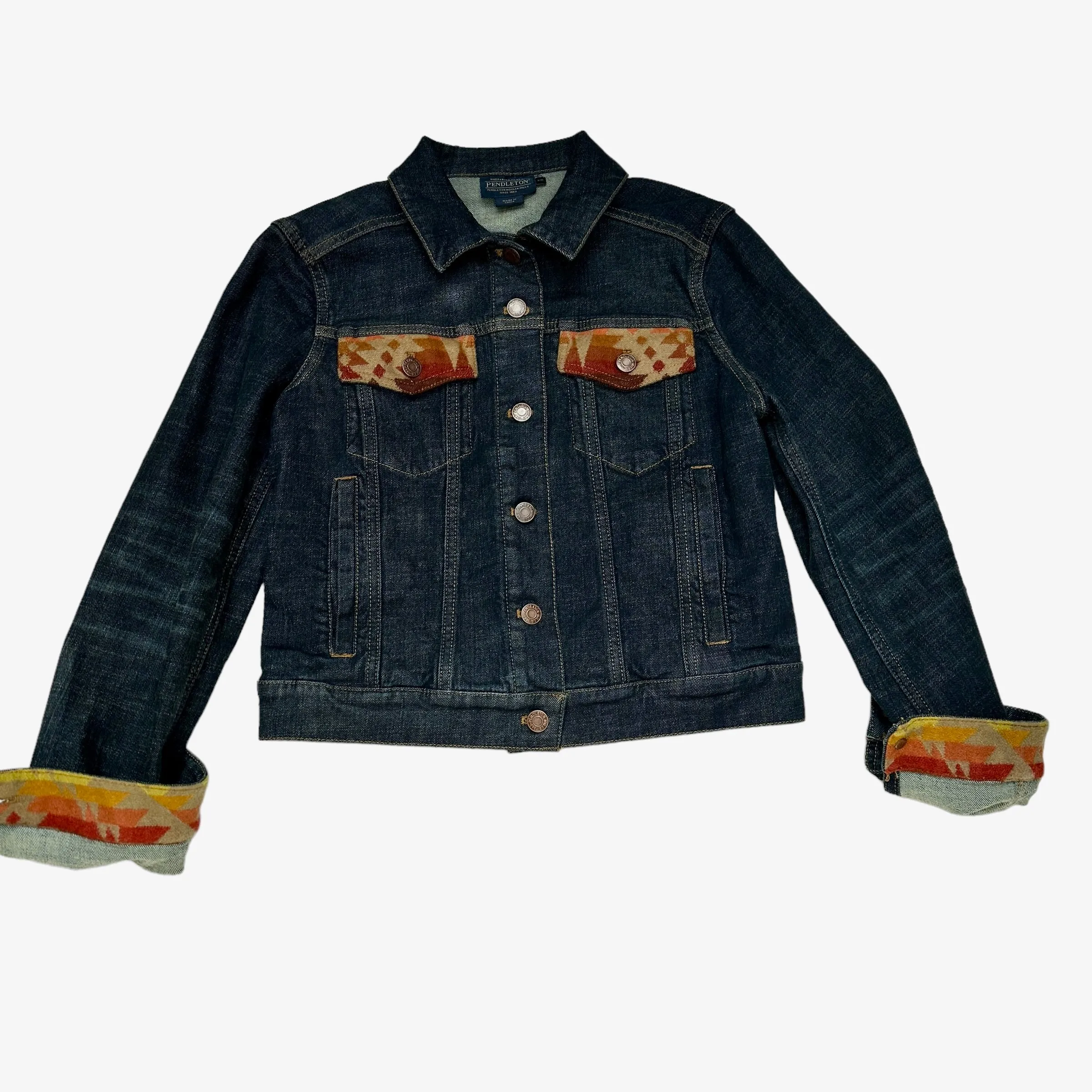 Dark Wash Denim Jacket - XS