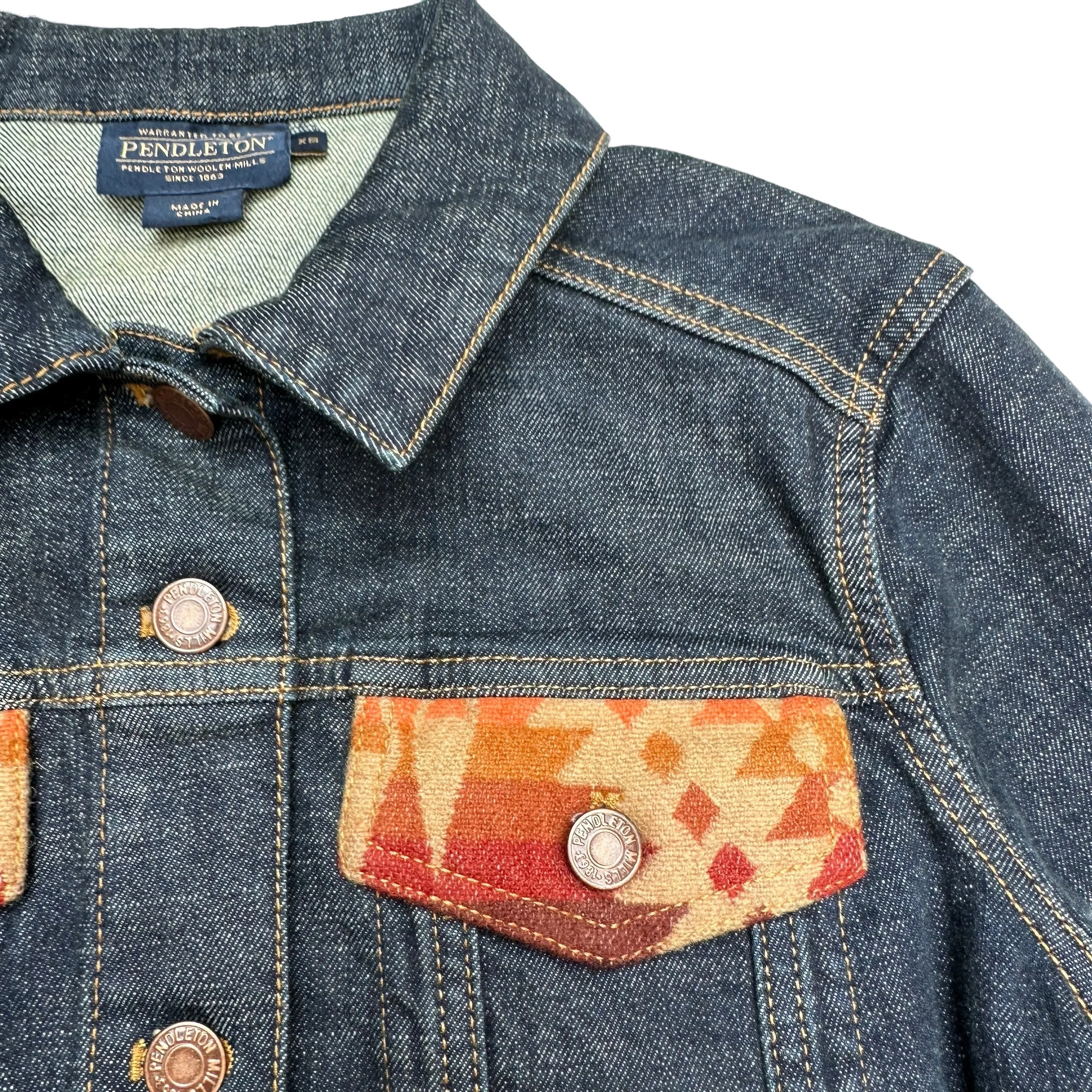 Dark Wash Denim Jacket - XS