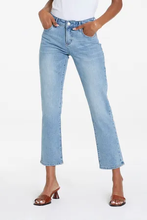 Dear John Blaire High Rise Ankle Slim Leg Jeans in Urban Bay