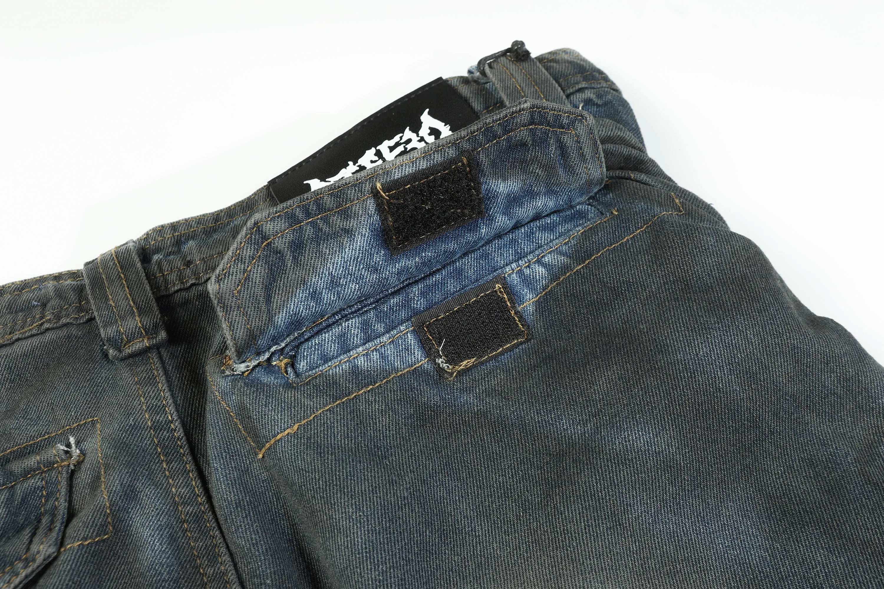 Denim Cargo Pants
