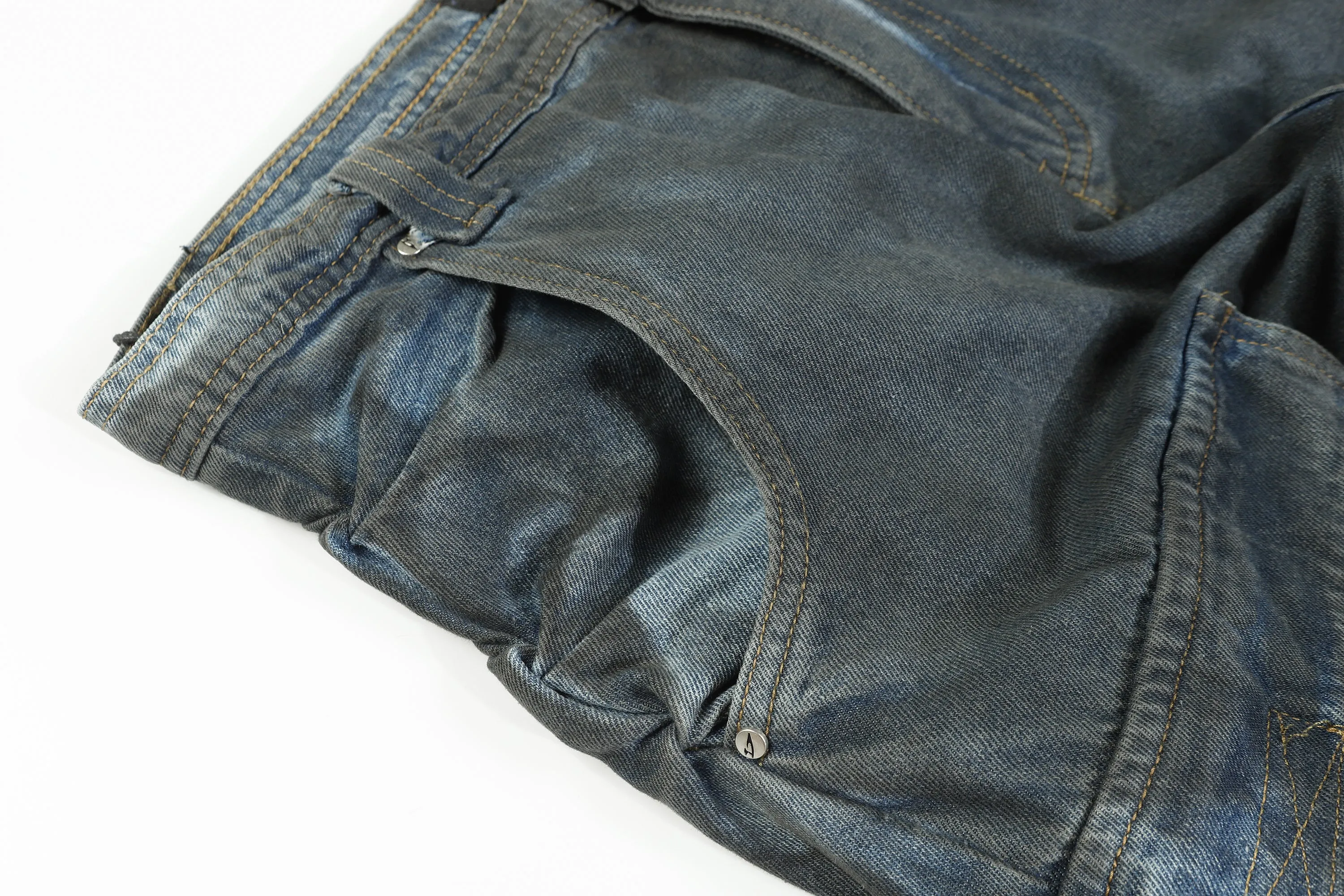 Denim Cargo Pants