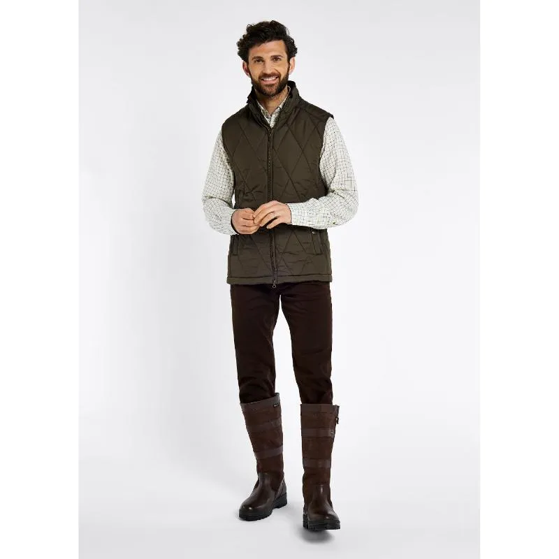 Dubarry Colamber Mens Quilted Gilet - Olive