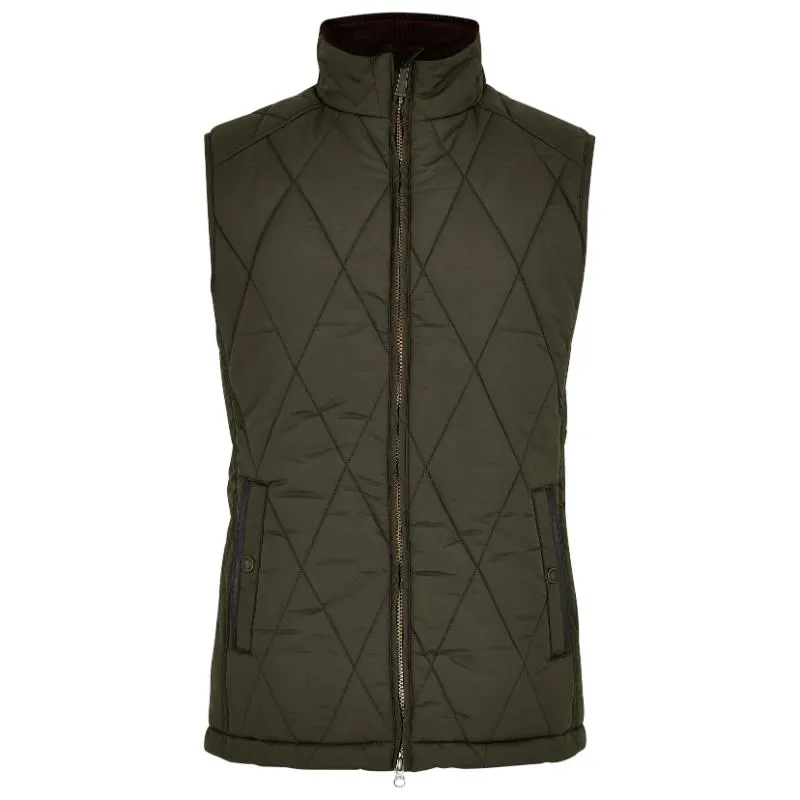 Dubarry Colamber Mens Quilted Gilet - Olive