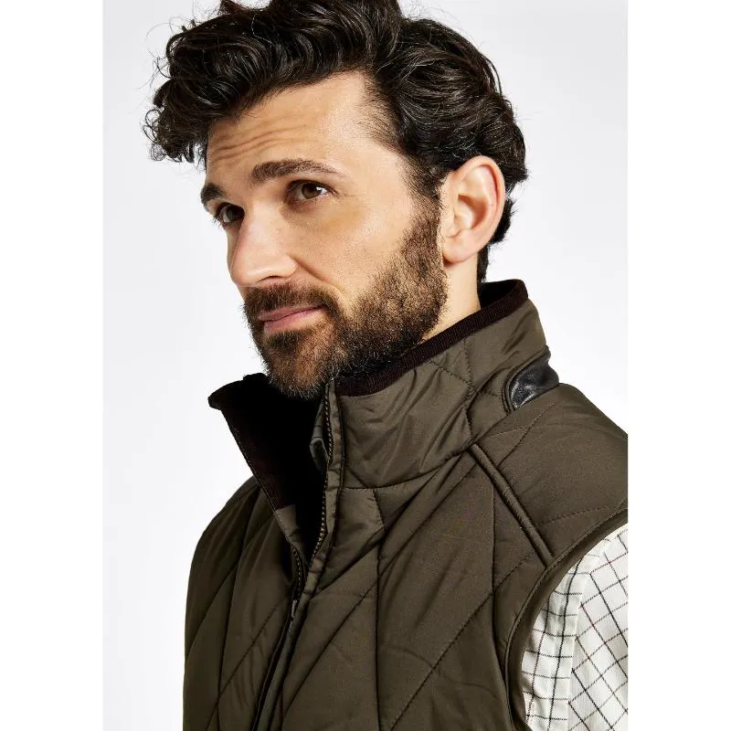 Dubarry Colamber Mens Quilted Gilet - Olive