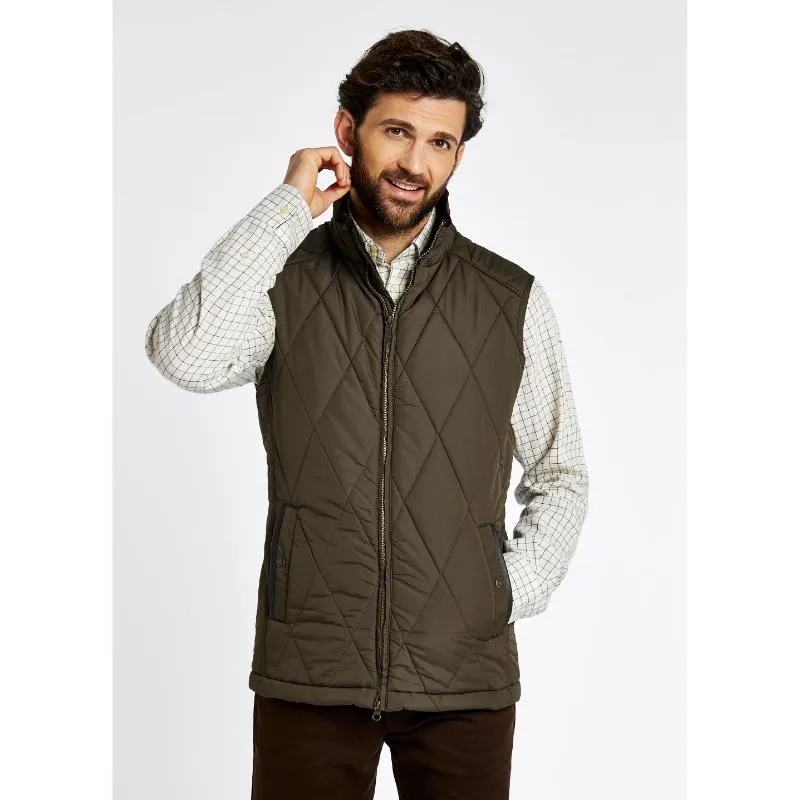 Dubarry Colamber Mens Quilted Gilet - Olive