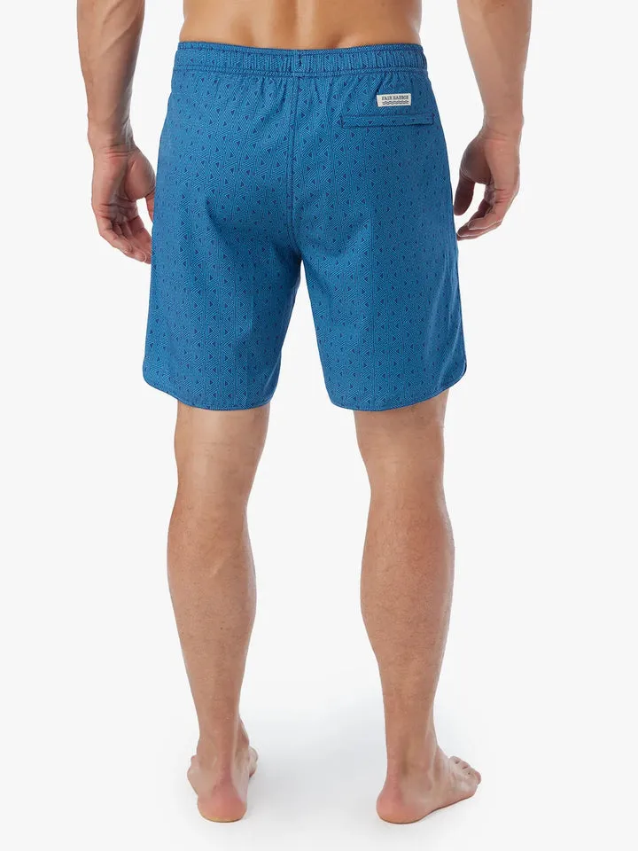 Fair Harbor Anchor Short Electric Blue Geo