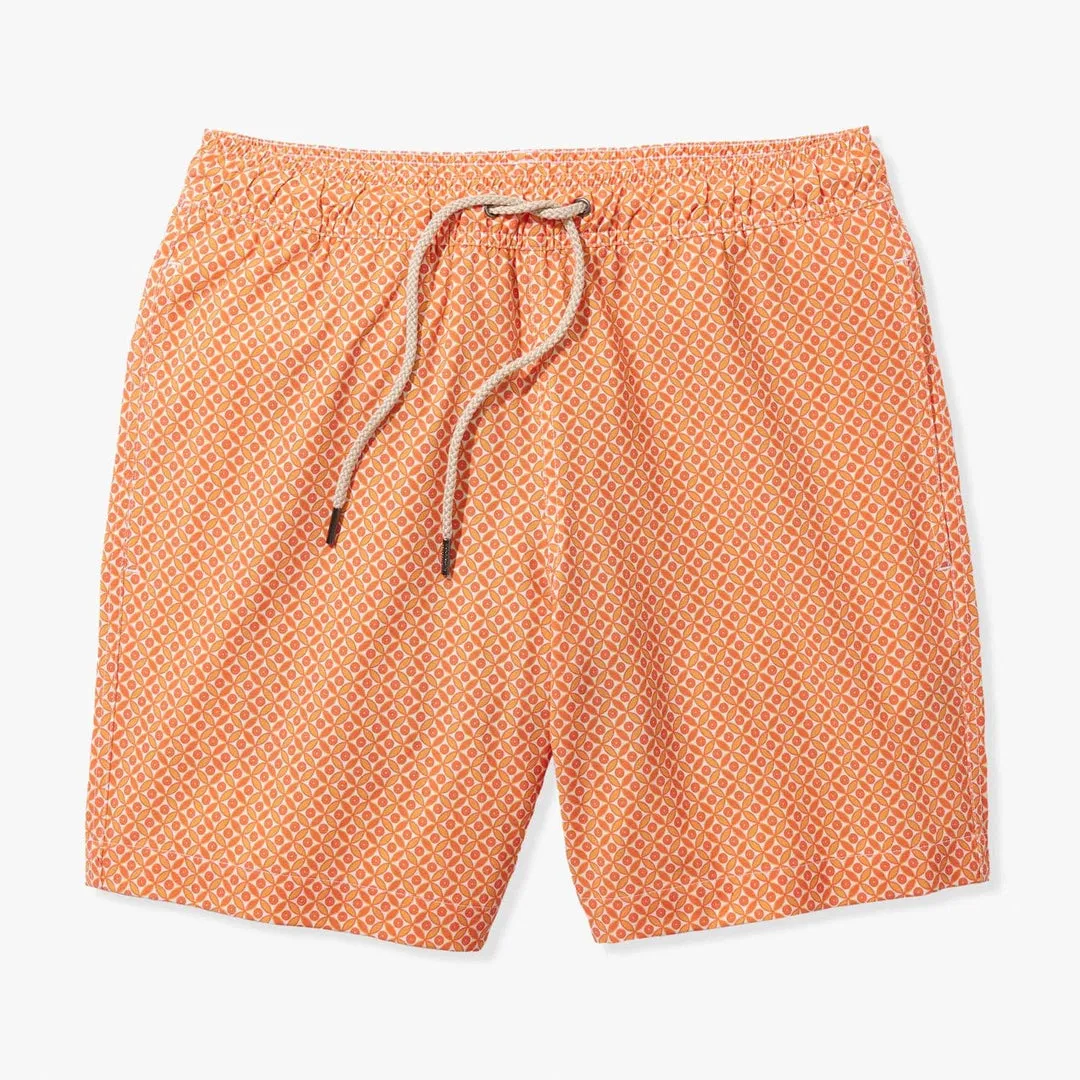 Fair Harbor Bayberry - Tangerine Summer Tiles Bayberry Trunk