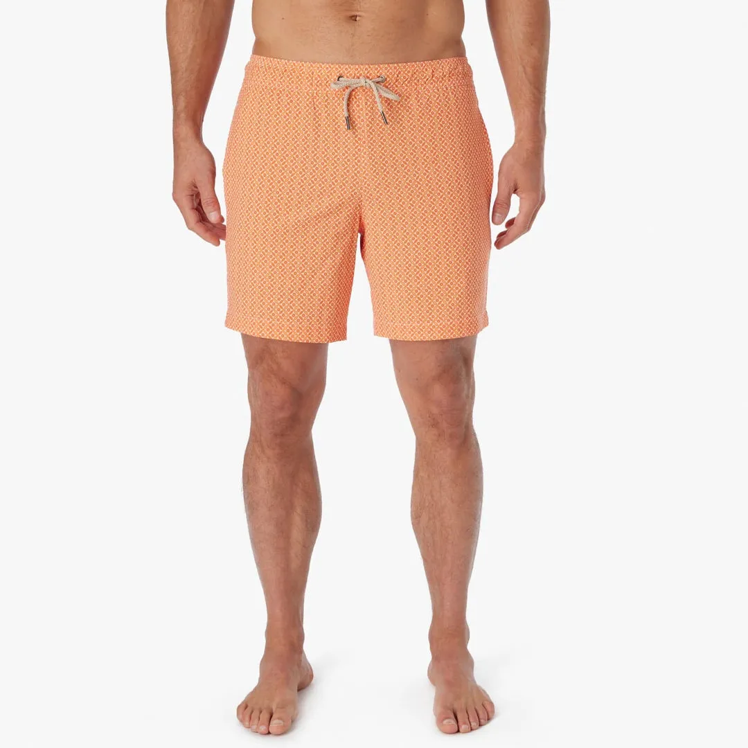 Fair Harbor Bayberry - Tangerine Summer Tiles Bayberry Trunk