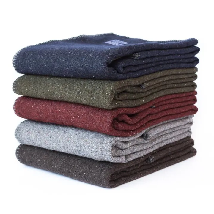 Faribault Recycled Wool Utility Blanket