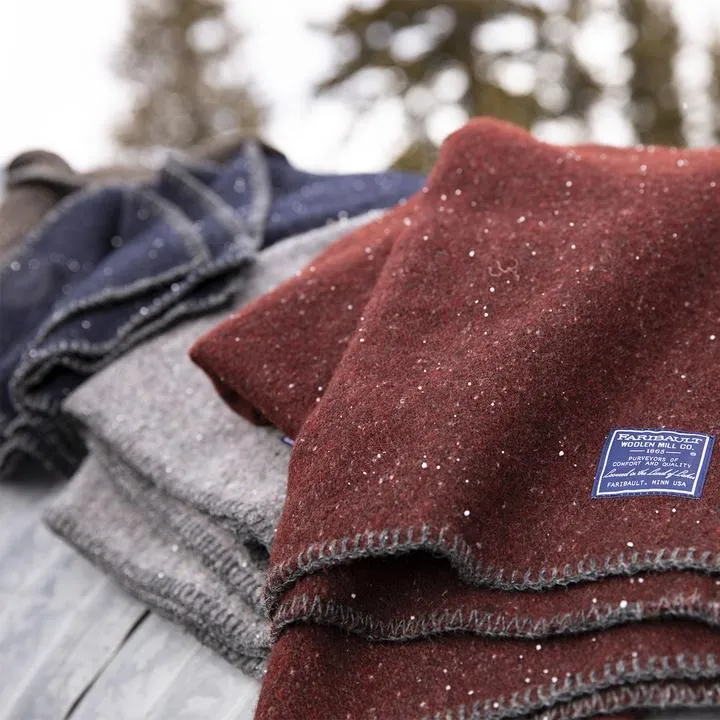 Faribault Recycled Wool Utility Blanket