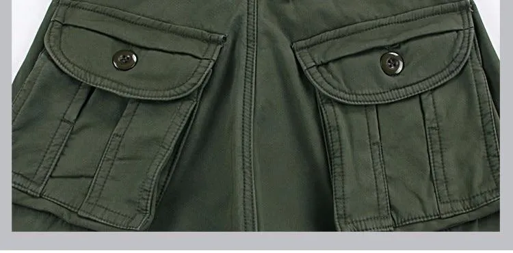 Fleece Winter Cargo Pants For Men