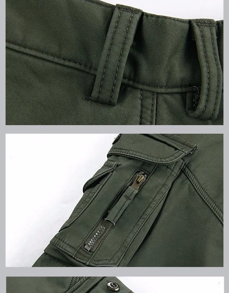Fleece Winter Cargo Pants For Men