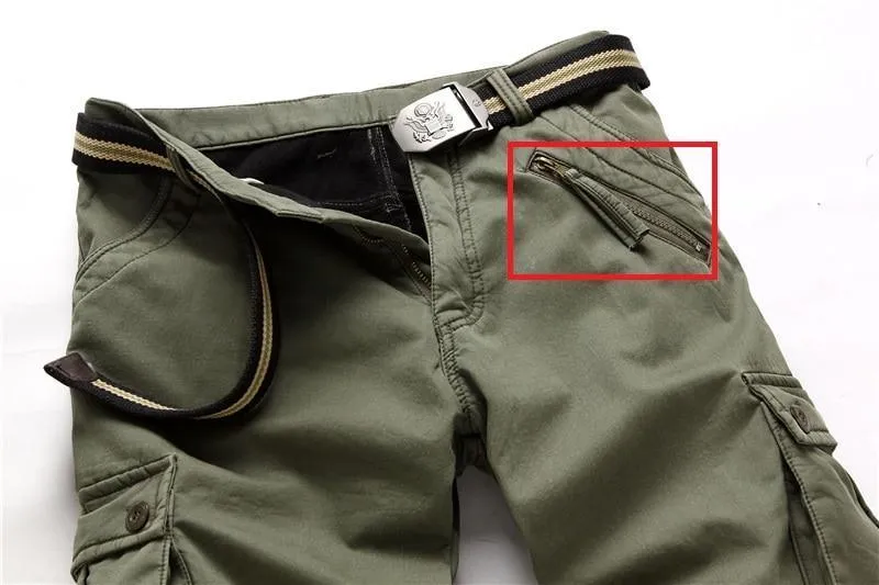 Fleece Winter Cargo Pants For Men