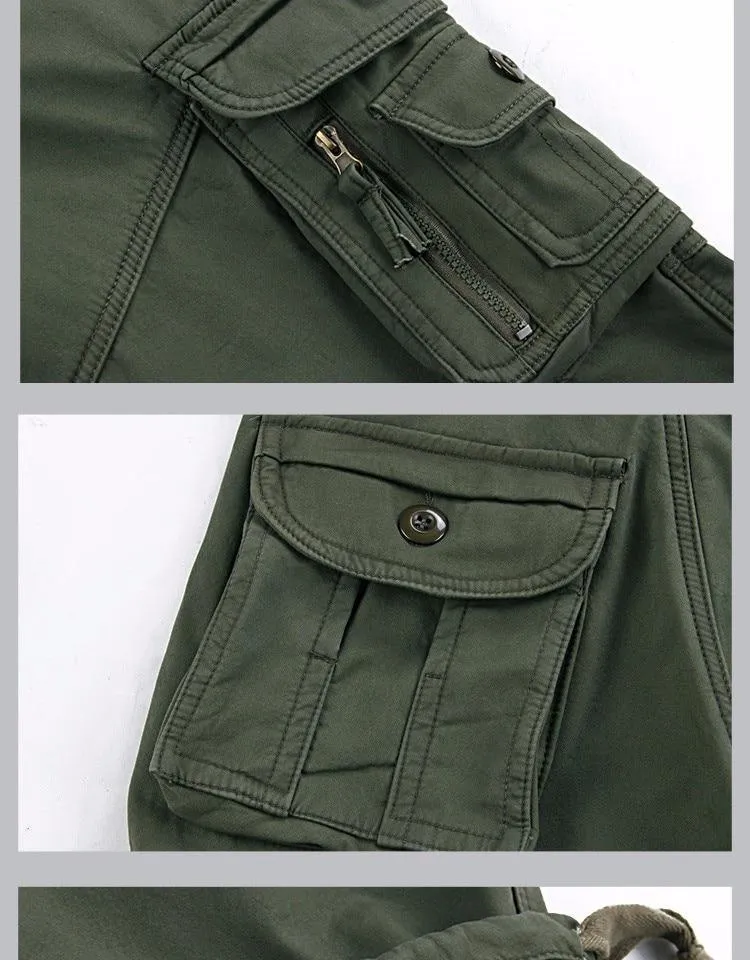 Fleece Winter Cargo Pants For Men