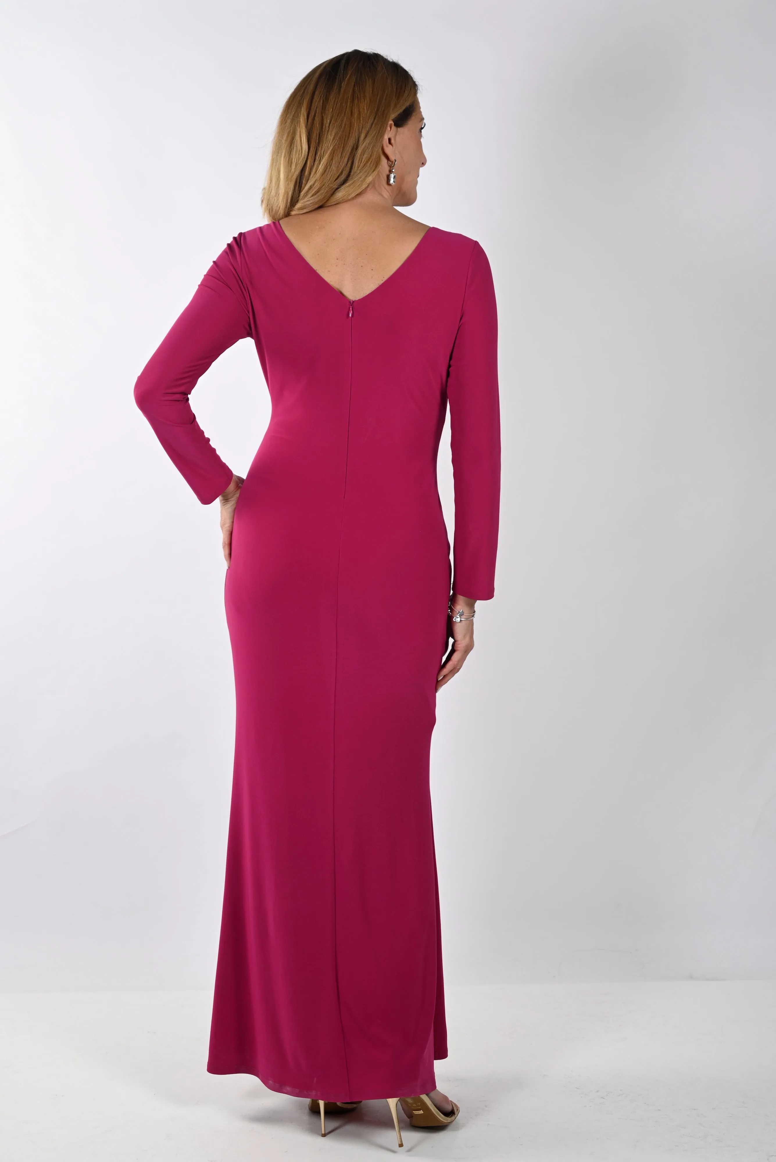 Frank Lyman Fall/Winter 2023 -239019-Knit Dress-Begonia