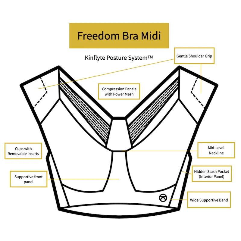 Freedom Bra Midi - Eco Jersey