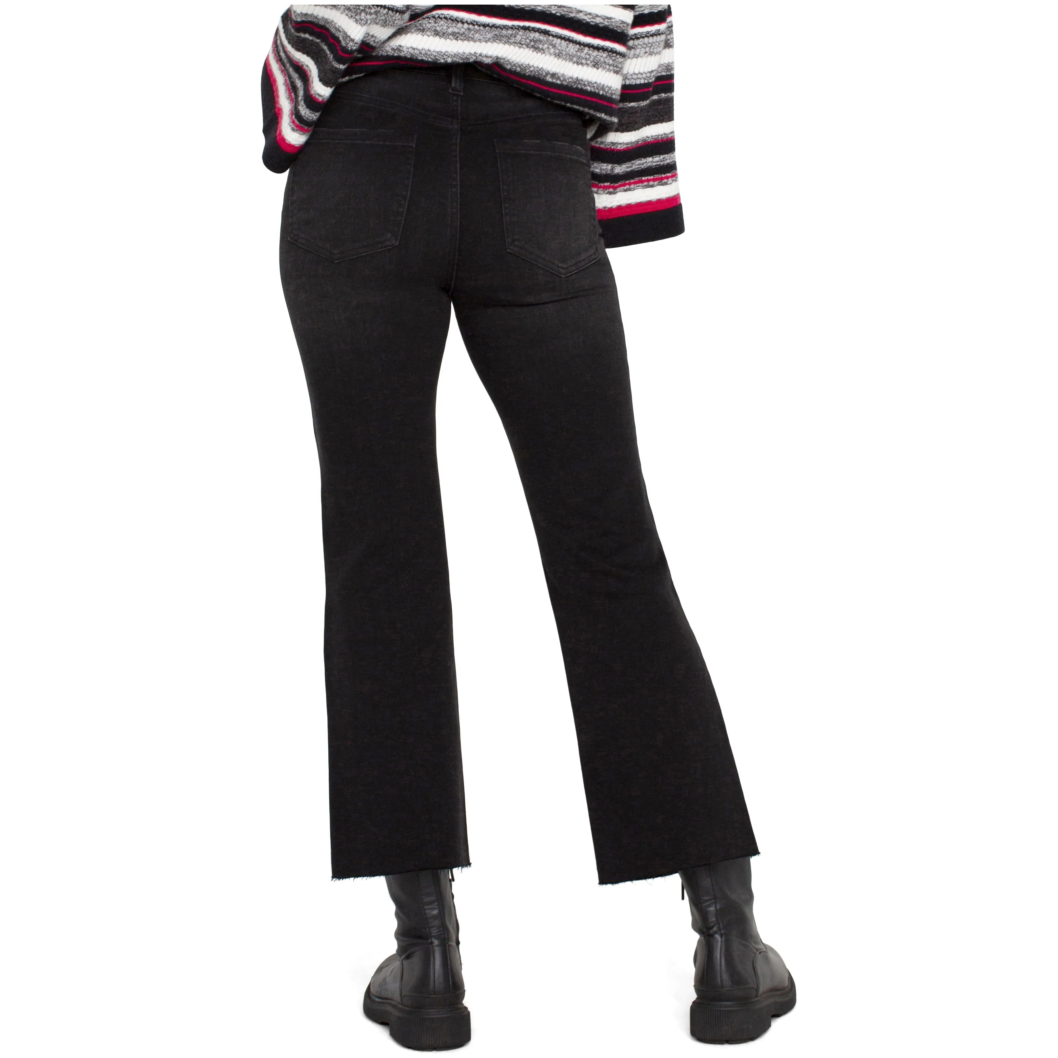 Gia Glider Crop Flare with Twisted Hem