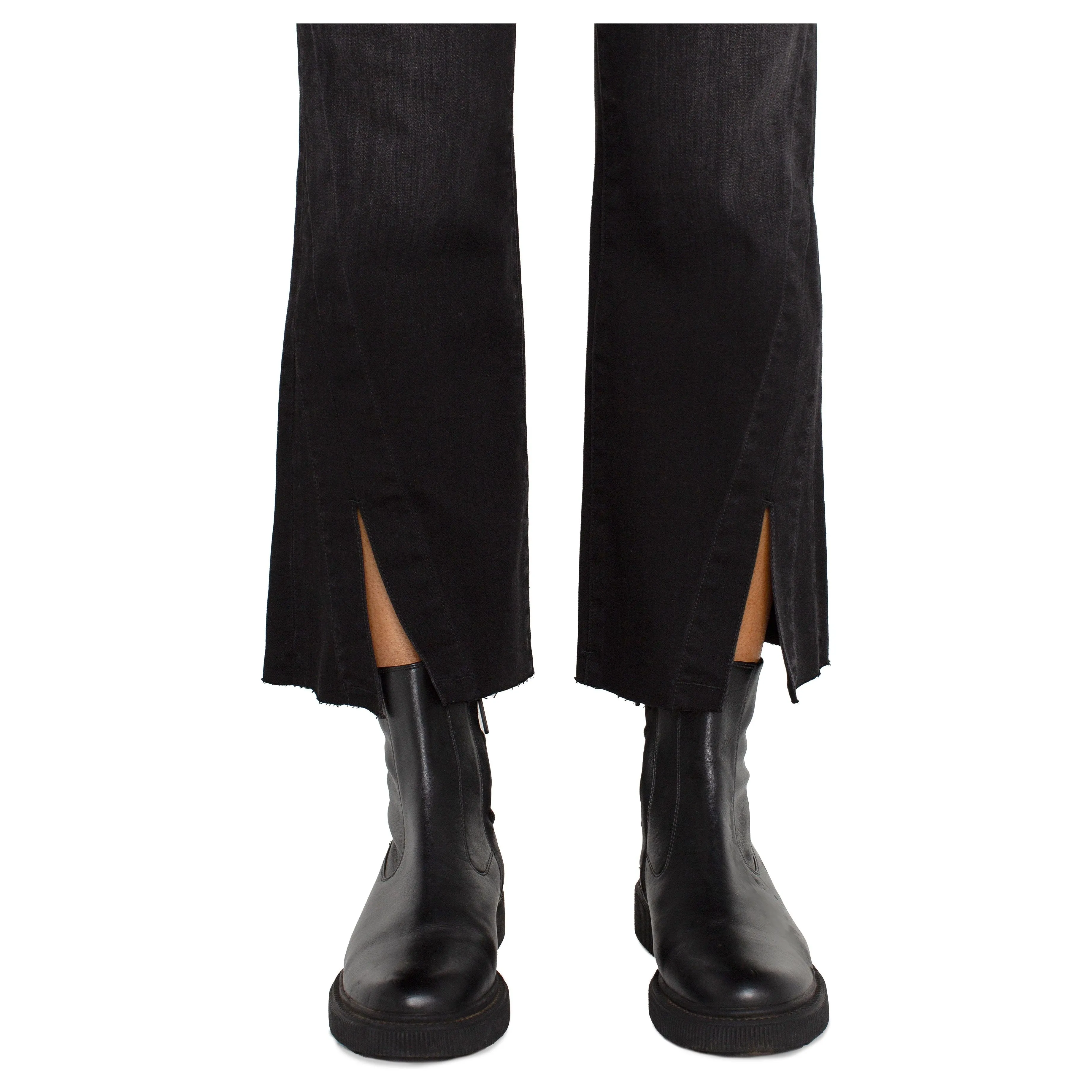 Gia Glider Crop Flare with Twisted Hem