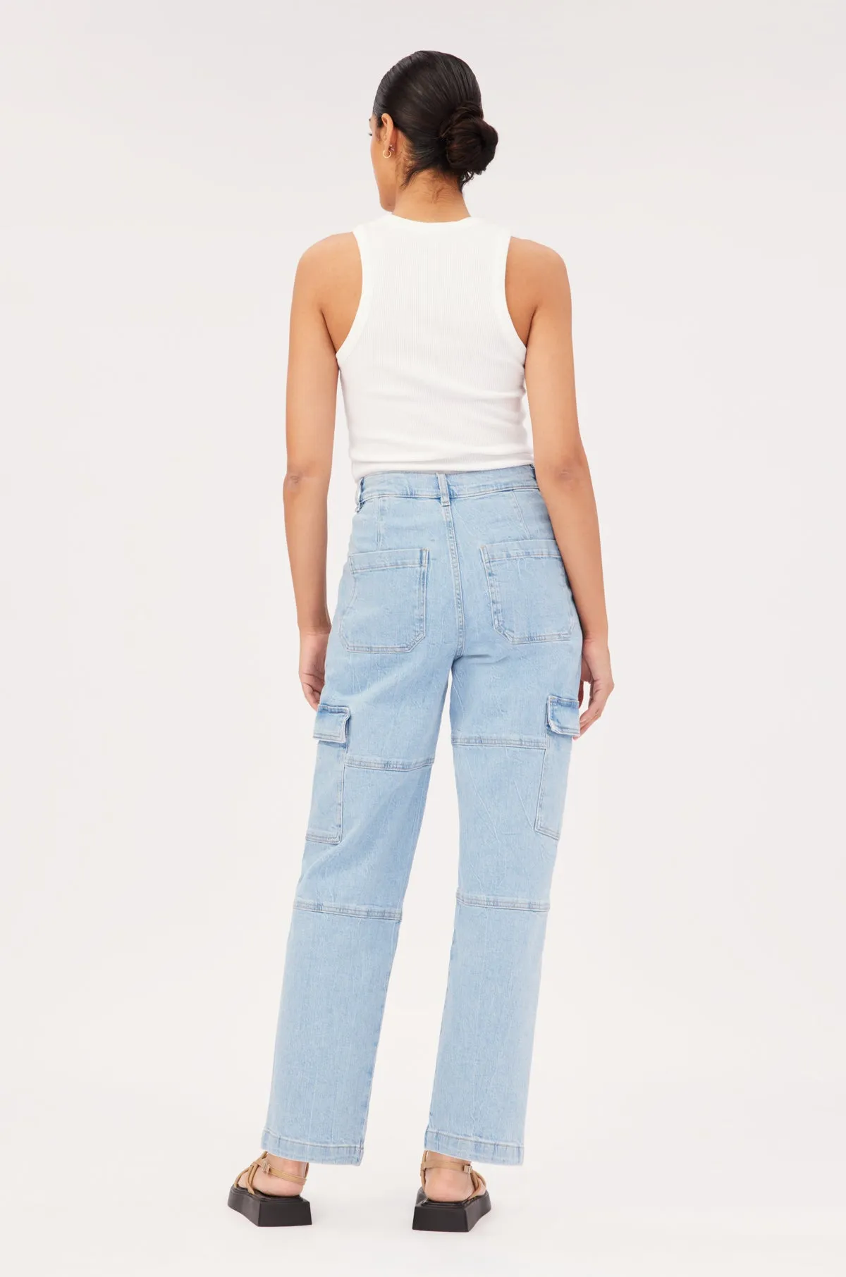 GLA - RELAXED CARGO JEANS | MALIBU